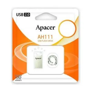 USB флеш накопичувач Apacer 64GB AH111 Crystal USB 2.0 (AP64GAH111CR-1) U0316252, Флеш-карти пам'яті (USB-flash) - фото 1