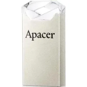 USB флеш накопичувач Apacer 64GB AH111 Crystal USB 2.0 (AP64GAH111CR-1) U0316252, Флеш-карти пам'яті (USB-flash)