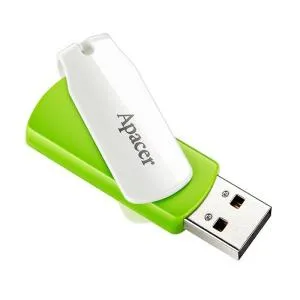 USB флеш накопитель Apacer 64GB AH335 Green USB 2.0 (AP64GAH335G-1) U0265662, Флеш-карты памяти (USB-flash) - фото 2