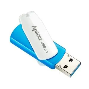 USB флеш-накопичувач Apacer 64GB AH357 синій USB 3.1 (AP64GAH357U-1) U0265641, Флеш-карти пам'яті (USB-flash) - фото 1