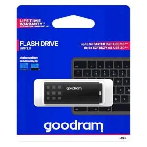 USB флеш накопитель Goodram 128GB UME3 Black USB 3.0 (UME3-1280K0R11) U0421989, Флеш-карты памяти (USB-flash) - фото 1