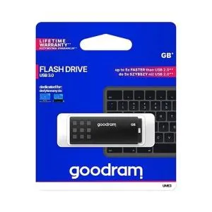 USB флеш накопитель Goodram 16GB UME3 Black USB 3.0 (UME3-0160K0R11) U0394744, Флеш-карты памяти (USB-flash) - фото 1