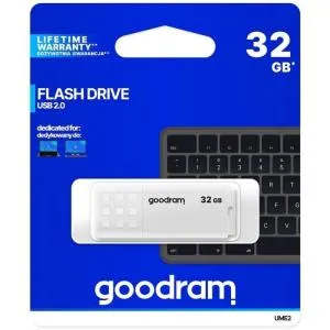USB флеш накопитель Goodram 32GB UME2 White USB 2.0 (UME2-0320W0R11) U0394746, Флеш-карты памяти (USB-flash) - фото 1