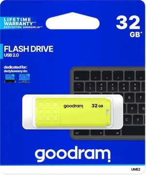 USB флеш накопитель Goodram 32GB UME2 Yellow USB 2.0 (UME2-0320Y0R11) U0394747, Флеш-карты памяти (USB-flash) - фото 3