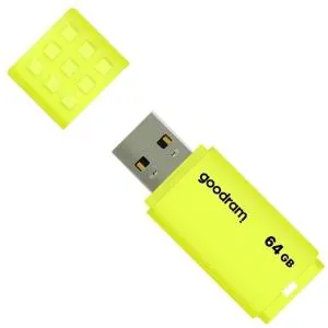 USB флеш накопитель Goodram 64GB UME2 Yellow USB 2.0 (UME2-0640Y0R11) U0416180, Флеш-карты памяти (USB-flash) - фото 1