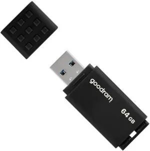 USB флеш накопитель Goodram 64GB UME3 Black USB 3.1 (UME3-0640K0R11) U0416204, Флеш-карты памяти (USB-flash) - фото 1