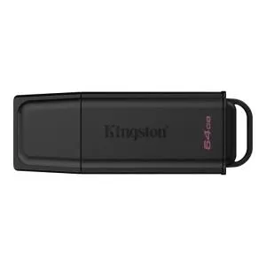 USB флеш накопитель Kingston 64GB DataTraveler Exodia USB 3.2 Gen1 Black (DTXG2/64GB) U1192679, Флеш-карты памяти (USB-flash)