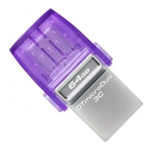 USB флеш накопитель Kingston 64GB DataTraveler microDuo 3C USB 3.2/Type C (DTDUO3CG3/64GB) U0654224, Флеш-карты памяти (USB-flash) - фото 2