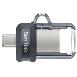 USB флеш-накопичувач SanDisk 64GB Ultra Dual Black USB 3.0 OTG (SDDD3-064G-G46) U0214525, Флеш-карти пам'яті (USB-flash) - фото 6