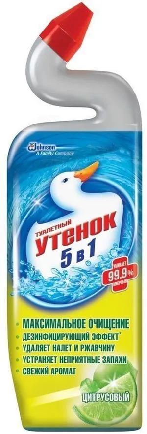 Туалетный Утёнок средство для чистки унитаза 5в1 500мл 0155150 - Фото 3