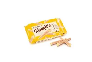Вафельные трубочки Roshen Konafetto с ванильной начинкой ПКФ 140г 15шт 4823077631863, Печенье