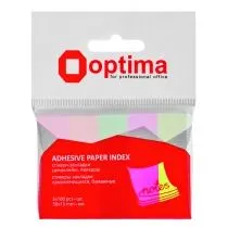 Закладки бумажные 50x15 5 цветов 500 шт.Optima O25516