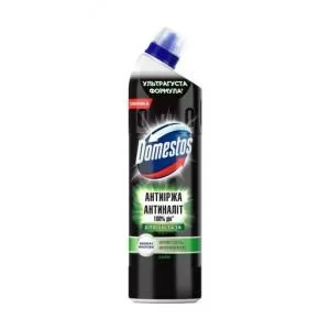 Domestos Чистящее средство для унитаза Активный щит черный 750мл 0155117