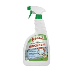 Засіб для видалення бруду та плісняви Сан Клин 750 мл з розп. sk.42514, Миючі і чистячі засоби