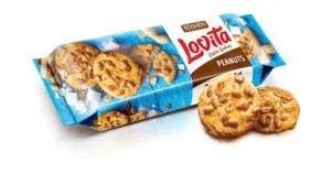 Сдобное печенье Roshen Lovita Classic Cookies арахис ККФ 150г 16шт 4823077633348, Печенье