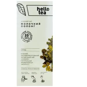Зеленый чай Hello Tea Молочный Оолонг фильтр-пак 20 шт hellotea.0002, Зеленый чай - фото 1