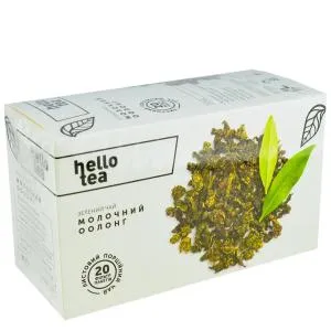 Зеленый чай Hello Tea Молочный Оолонг фильтр-пак 20 шт hellotea.0002, Зелёный