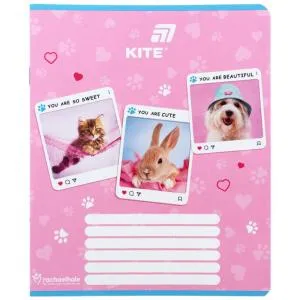 Тетрадь Kite 12 л клетка софт тач + УФ лак RH R26-232, Тетради - фото 4