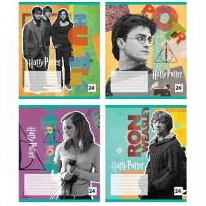 Тетрадь школьная Kite Harry Potter, 24 листа, в линию, HP20-239