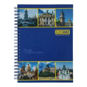 Блокнот для записей А5 96 листов на пружине мягкая обложка BM.2412 Buromax, Блокноты - фото 7