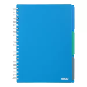 Зошит на пружині Buromax BRIGHT А4 120 арк клітинка BM.24345912