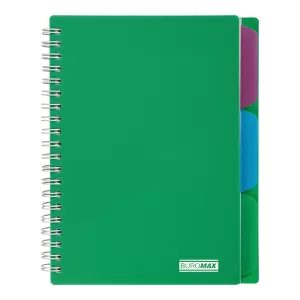 Зошит на пружині Buromax BRIGHT В6 100 арк клітинка BM.24365912 - Фото 1