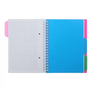 Зошит на пружині Buromax BRIGHT В6 100 арк клітинка BM.24365912 - Фото 5