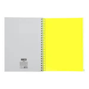 Тетрадь на пружине А4 Buromax NEON клетка 120л с разделителями BM.24349911, Блокноты - фото 5