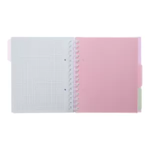 Зошит на пружині Buromax PASTEL В5 120 арк клітинка BM.24355912 - Фото 9