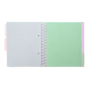 Зошит на пружині Buromax PASTEL В5 120 арк клітинка BM.24355912 - Фото 10