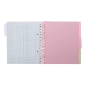 Зошит на пружині Buromax PASTEL В5 120 арк клітинка BM.24355912 - Фото 3