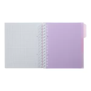 Зошит на пружині Buromax PASTEL В5 120 арк клітинка BM.24355912 - Фото 8