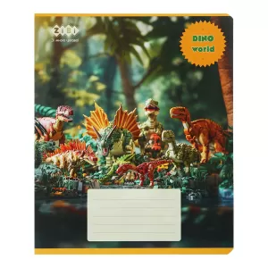 Зошит ZiBi Dino 12 арк клітинка KIDS LINE ZB25.1751K - Фото 5