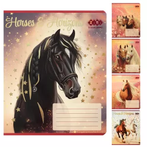 Зошит ZiBi HORSES 24арк клітинка KIDS LINE ZB25.1770K