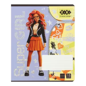 Тетрадь ZiBi SUPER GIRL 18 л линия KIDS LINE ZB25.1761L - Фото 11