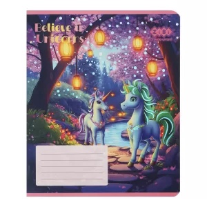 Зошит ZiBi UNICORN 12 арк клітинка KIDS LINE ZB25.1752K - Фото 5