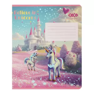 Зошит ZiBi UNICORN 12 арк клітинка KIDS LINE ZB25.1752K - Фото 7