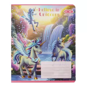Зошит ZiBi UNICORN 12 арк лінія KIDS LINE ZB25.1752L - Фото 1
