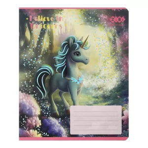 Зошит ZiBi UNICORN 12 арк лінія KIDS LINE ZB25.1752L - Фото 3