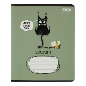 Тетрадь ZiBi CRAZY CAT 48 л клетка KIDS LINE ZB.1703