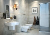 Плитка Cersanit Bino браун стіна зображення 1