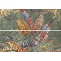 Панно APE Ceramica DECOR SET VERGEL 31x90 зеленый