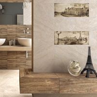 Декор Ceramika Konskie Treviso Cream Merano mix inserto 20x50 изображение 1