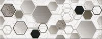 Декор Intercerama TECHNO декор серый Д 167 071