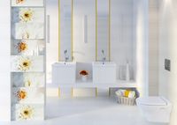 Плитка Opoczno Glass dark beige border NEW изображение 1