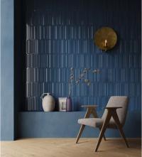 Плитка Paradyz MONPELLI NAVY CEGIELKA STRUKTURA D 7x30 изображение 1