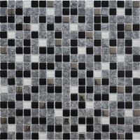 Мозаика Grand Kerama микс ICE черная 2201