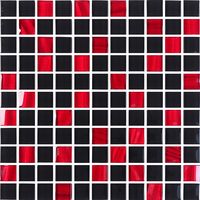 Мозаика Kotto Ceramica GM 8005 C2 Red Silver S6-Black