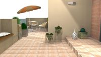 Плінтус Rako Travertin DSAJ8037 коричневий зображення 1