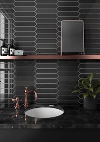 Плитка Equipe BLACK Arrow 25836 зображення 1